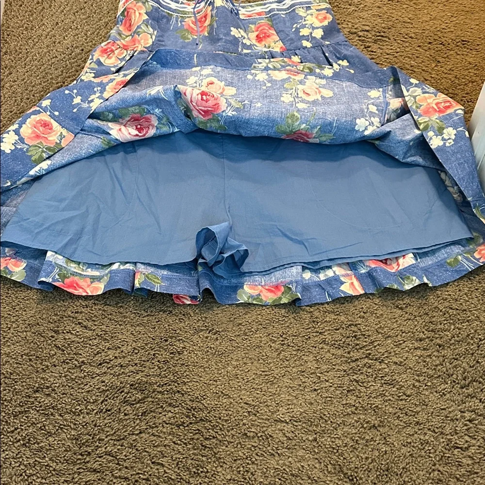 Abercrombie & Fitch Blue Floral Dress - Picture 2 of 3